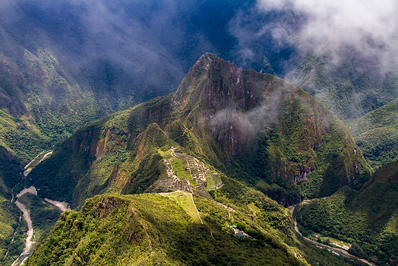 view of Machu Picchu from Machu Picchu Montanya
