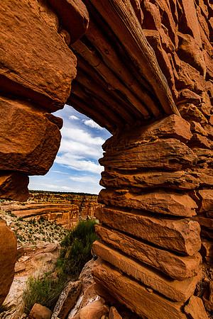 doorway at Cave Tower Ruins