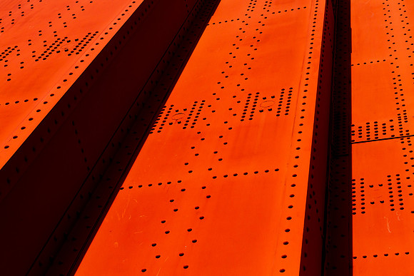 A not-so-common image of the Golden Gate Bridge, CA