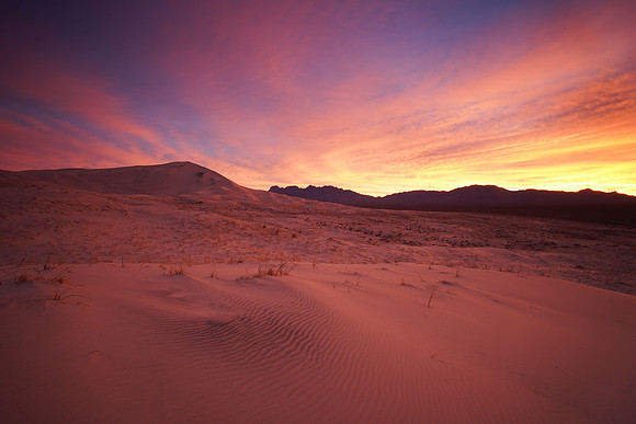 Mojave sunrise, Mojave Natl Preserve