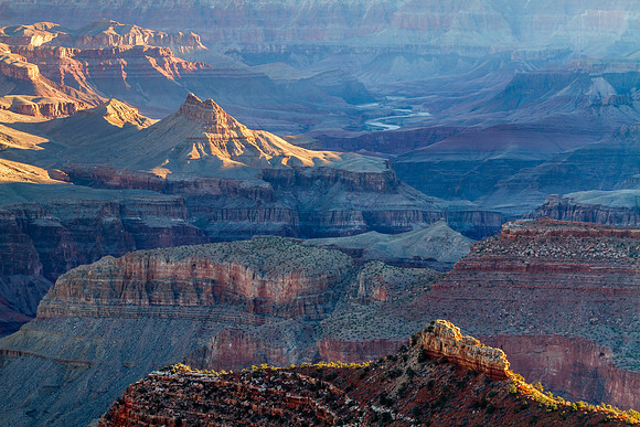 dawn in the Grand Canyon, AZ