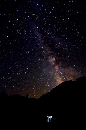 Milky Way over Merced Lake