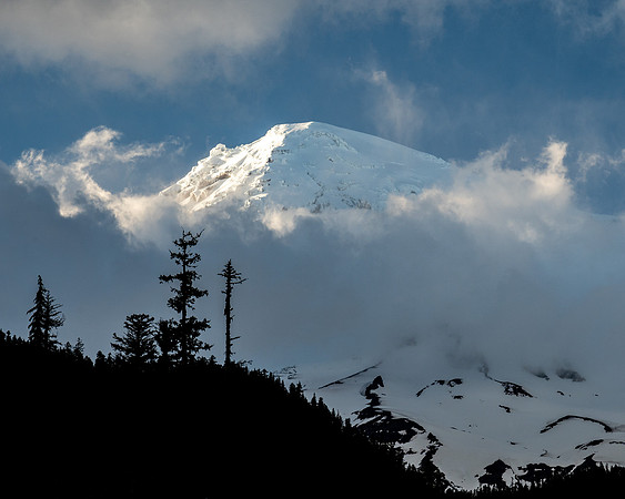 Rising through the clouds