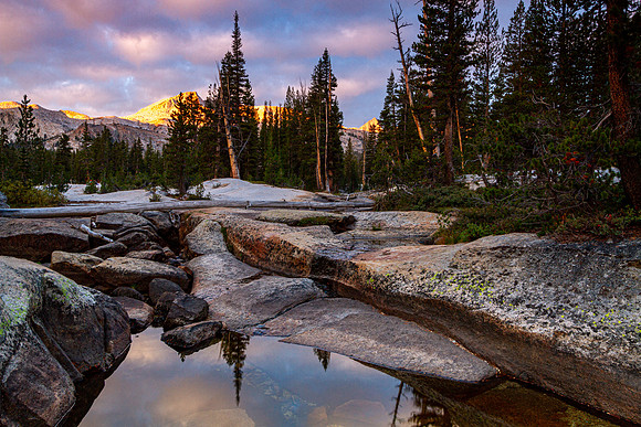 Merced River sunset