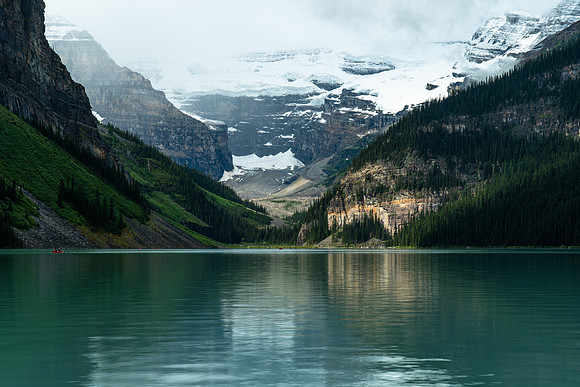 glaciers over Moraine Lake, Banff Natl Park