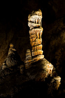 towering stalagmite