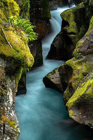 Avalanche Creek along Trail of the Cedars, Glacier Natl Park