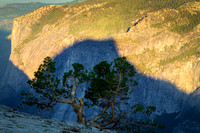 Half Dome shadow on the east side of El Capitan